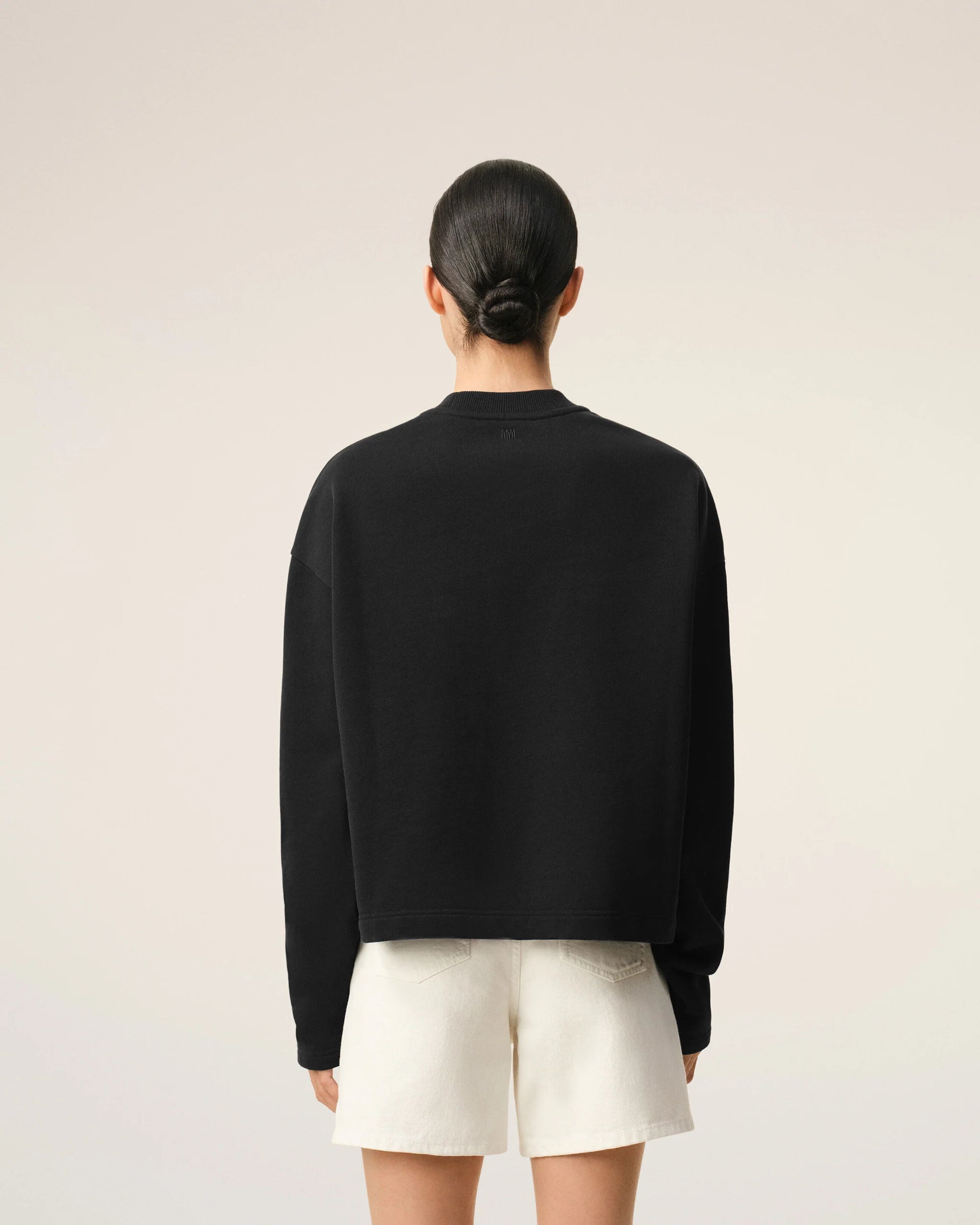 Sweatshirt Ami De Coeur Court Coton