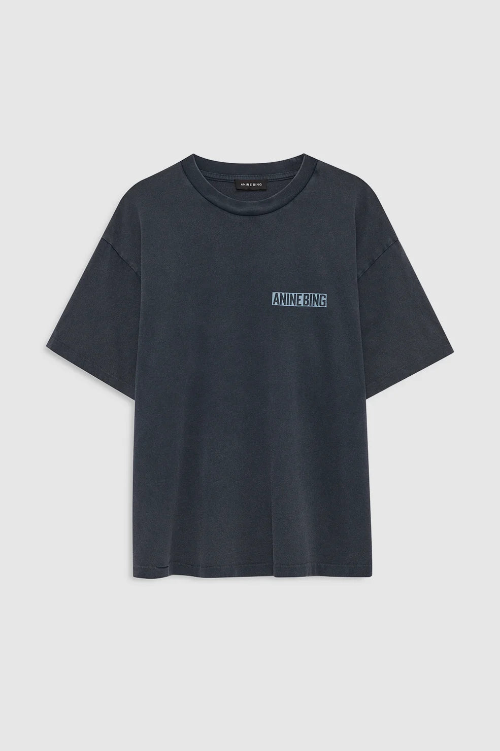 T-Shirt Anine Bing Cade Palm Washed Black | Podiums Nancy