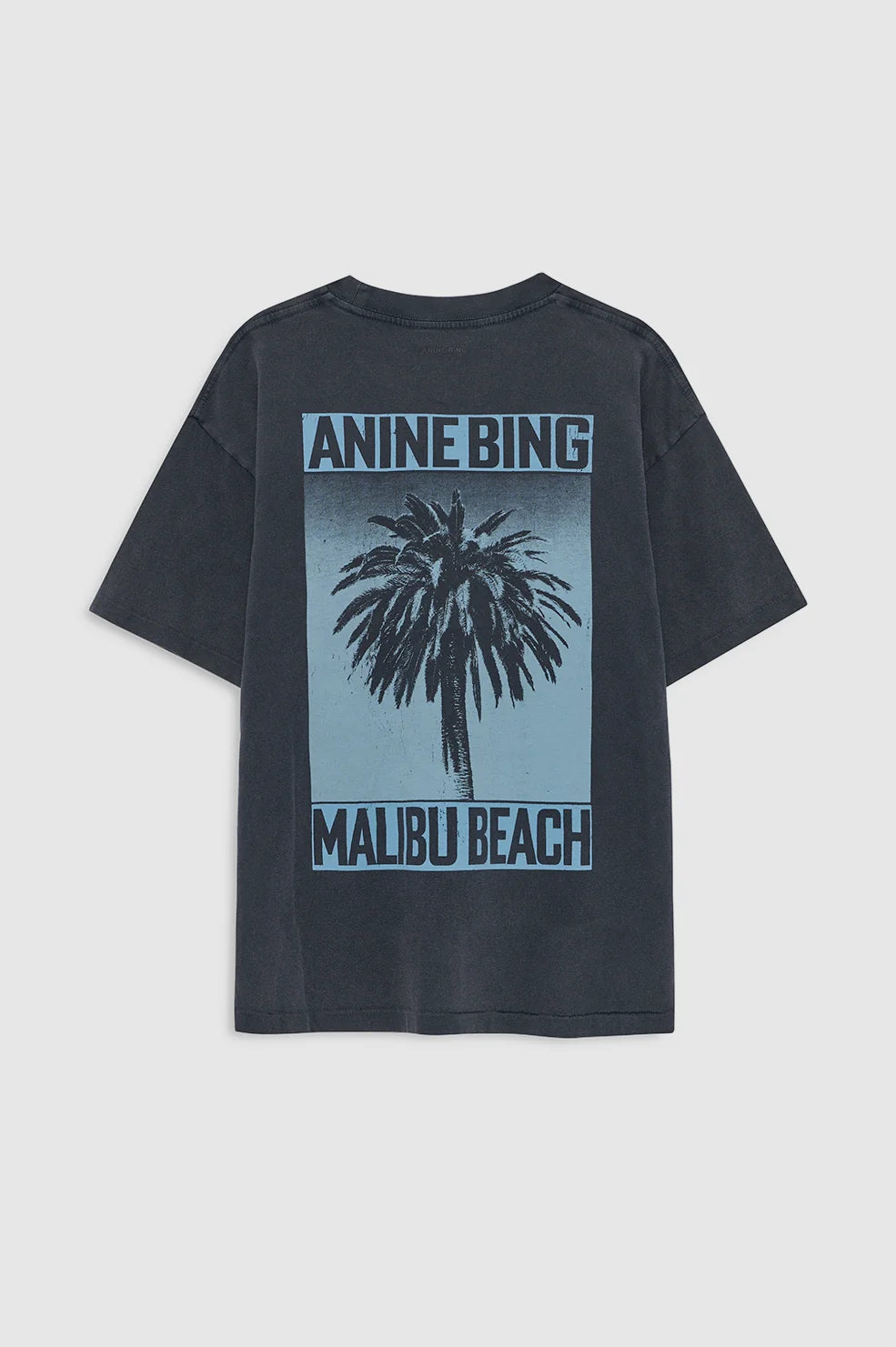 T-Shirt Anine Bing Cade Palm Washed Black | Podiums Nancy