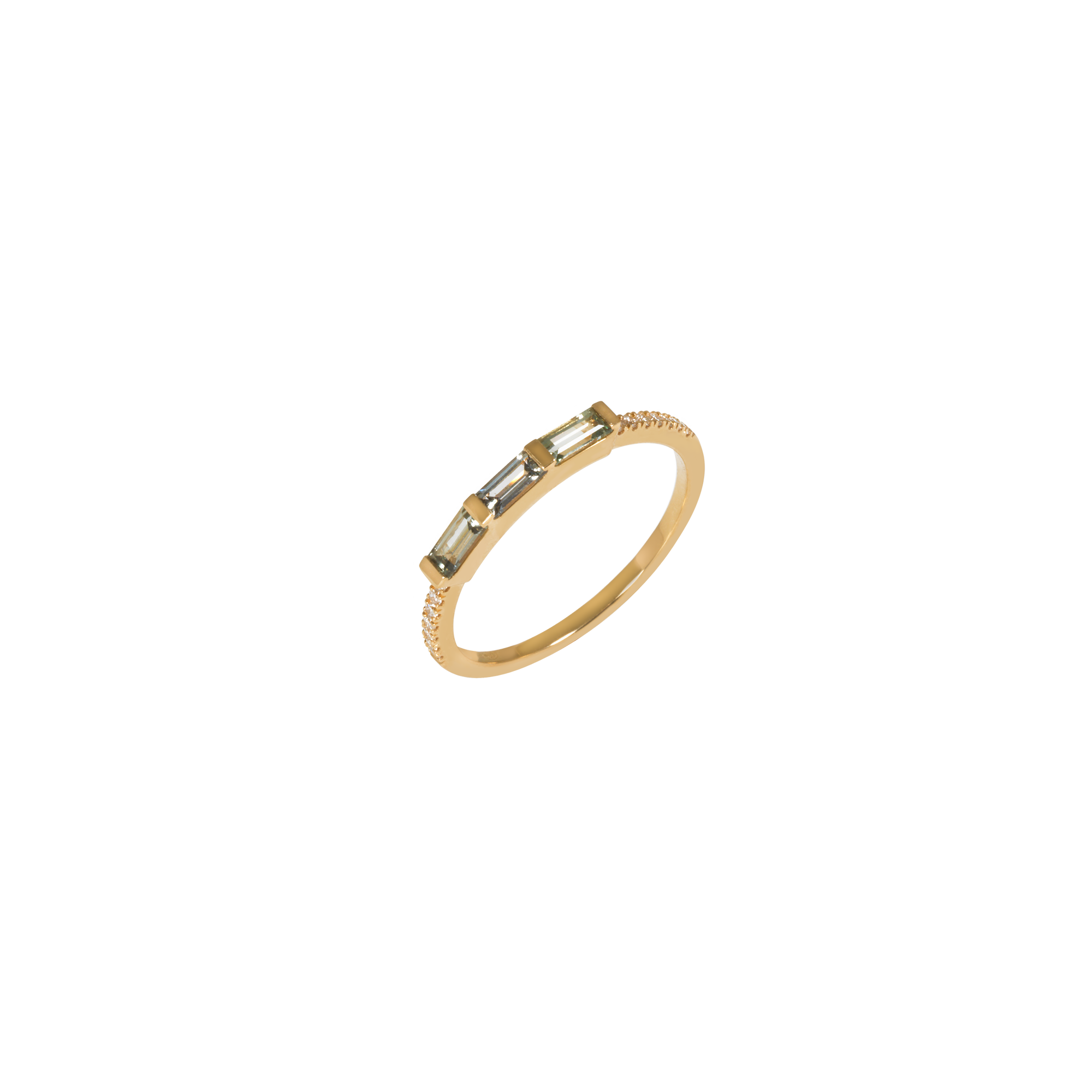 3-baguette sapphire eternity ring