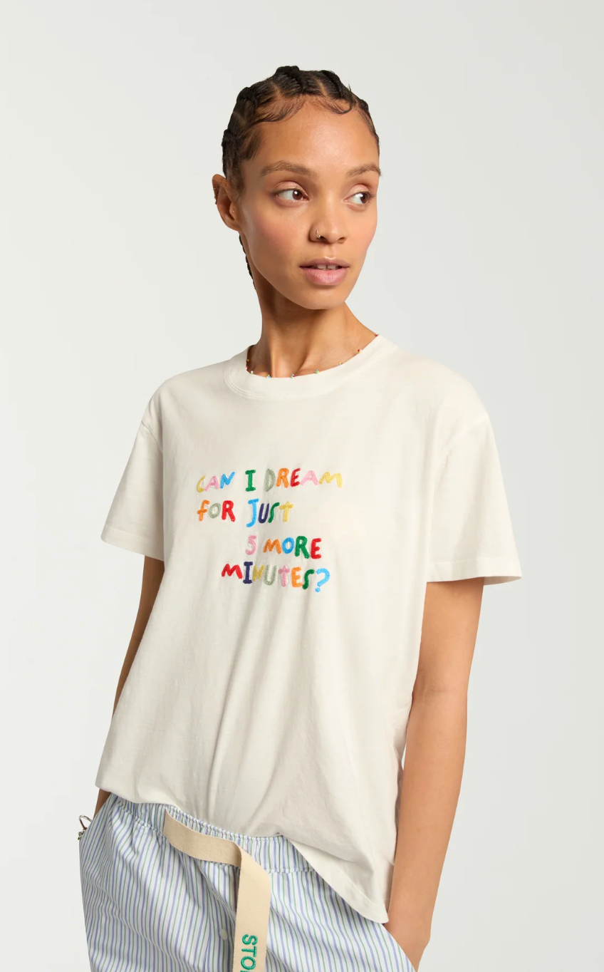 Tee-Shirt Mira Mikati Can I Dream White | Podiums Nancy