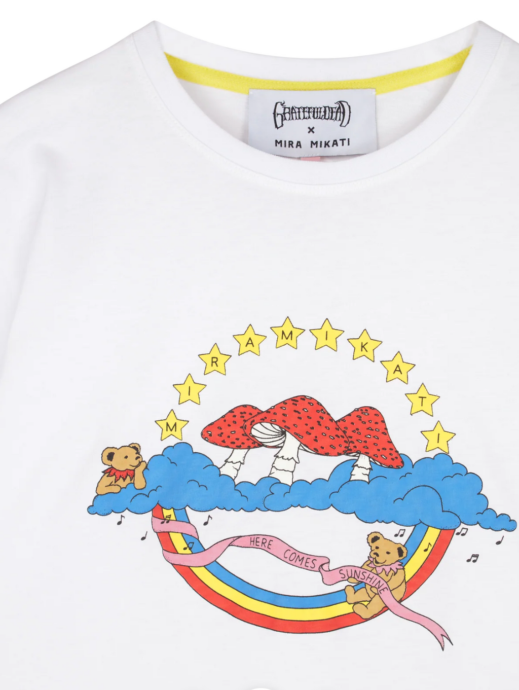 Tee-Shirt Mira Mikati Rainbow Heres Comes Sunshine | Podiums Nancy