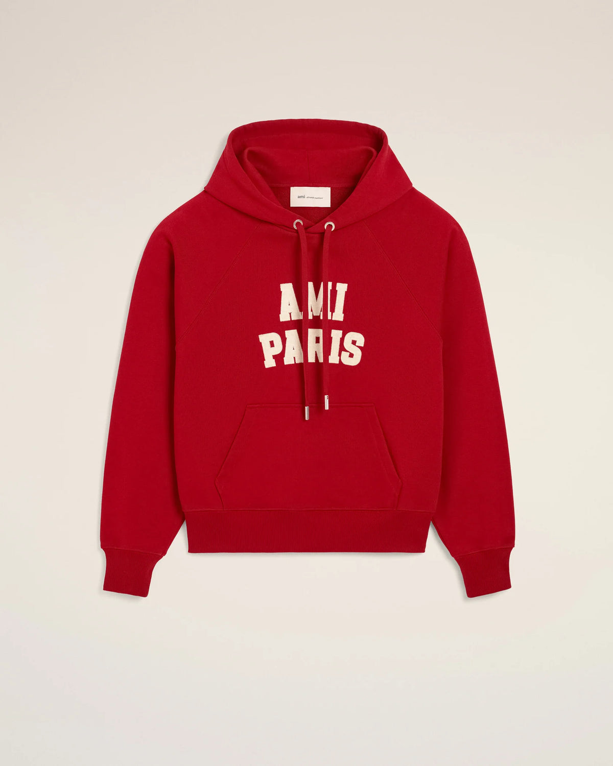 Hoodie Ami Paris Rouge Rubis