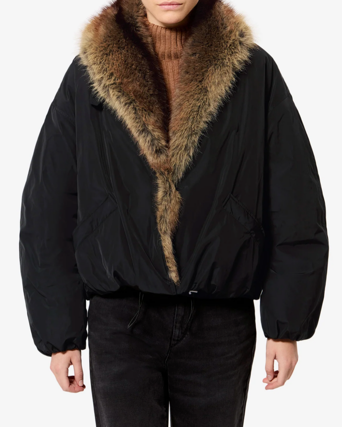 Veste Isabel Marant Charone Black | Podiums Nancy