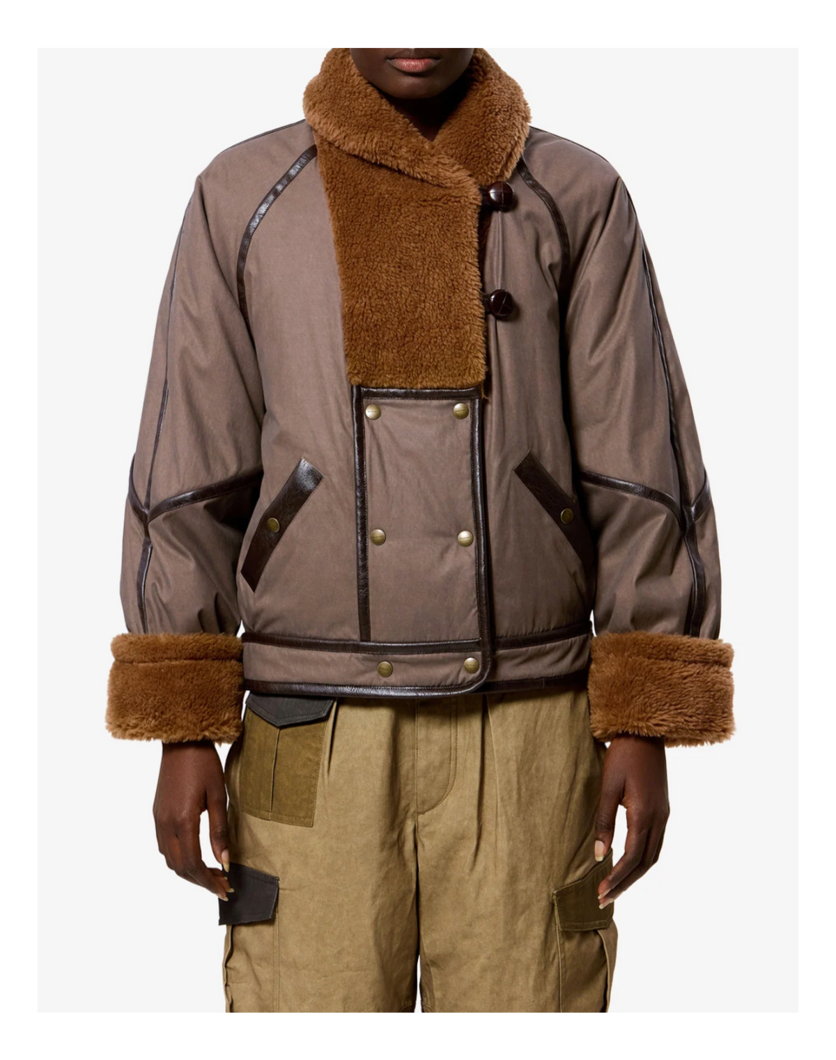 Veste Marant Etoile Olinka Marron | Podiums Nancy