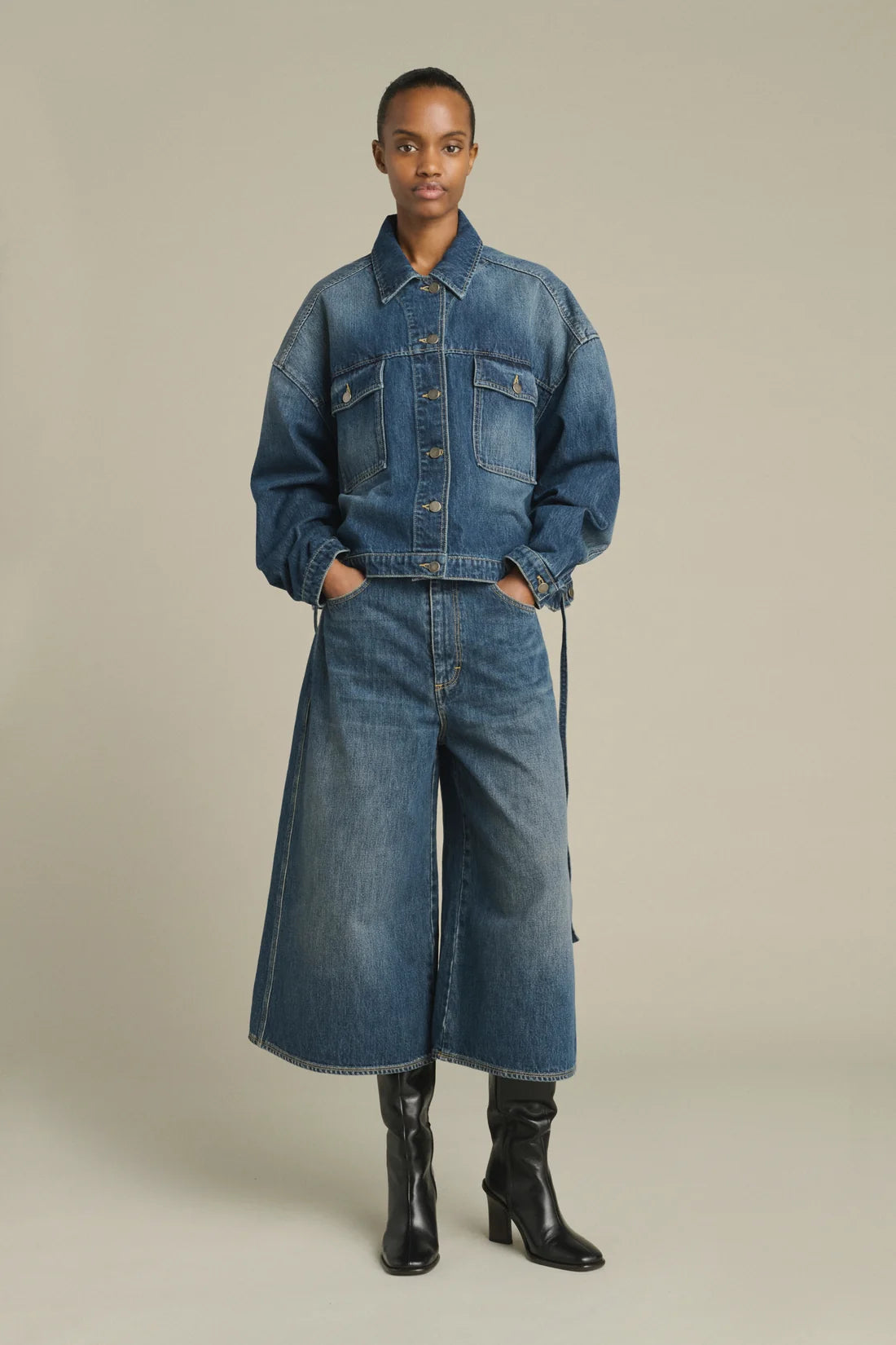 Veste Soeur Lys Denim Bleu Delave | Podiums Nancy