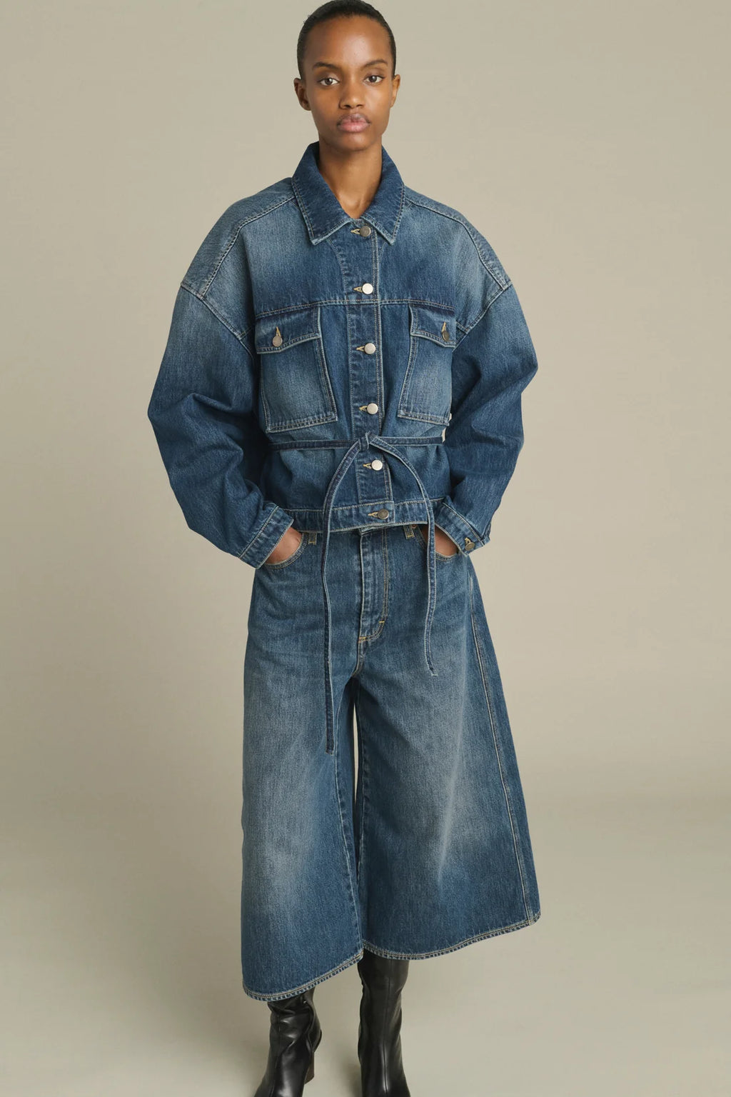 Veste Soeur Lys Denim Bleu Delave | Podiums Nancy