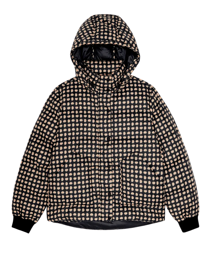 Veste TheGreat. Polar Puffer Black Paisley | Podiums Nancy