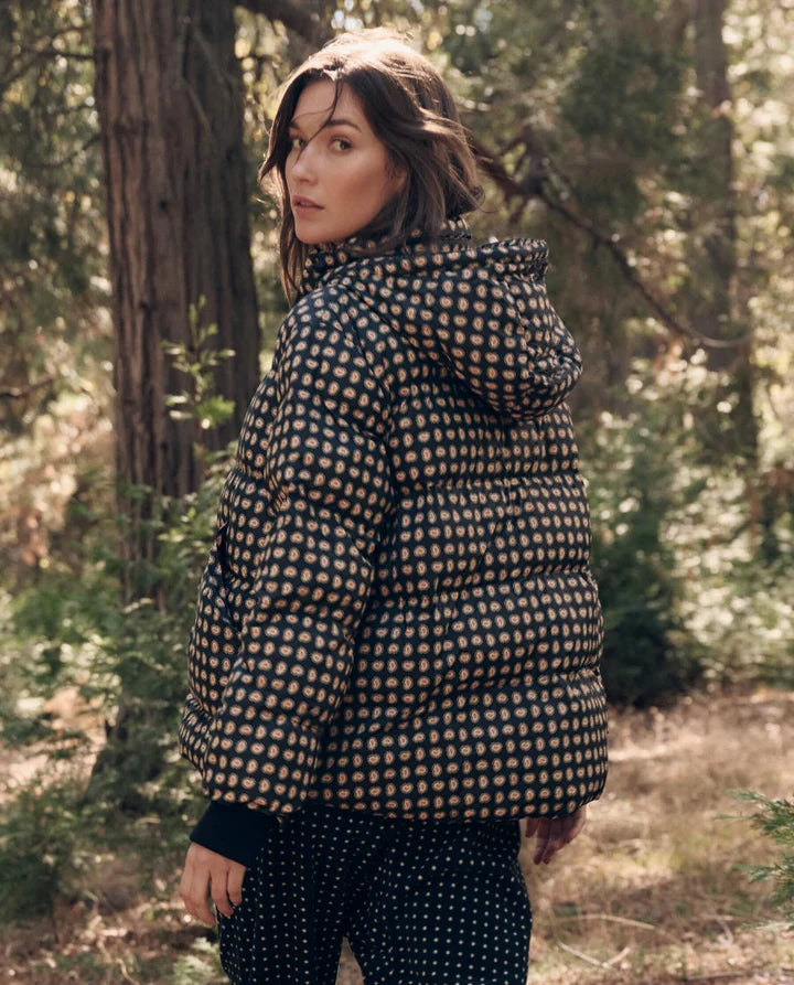 Veste TheGreat. Polar Puffer Black Paisley | Podiums Nancy