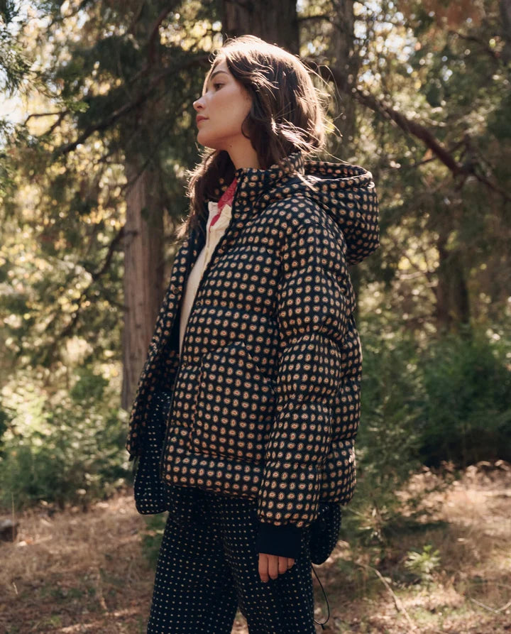 Veste TheGreat. Polar Puffer Black Paisley | Podiums Nancy