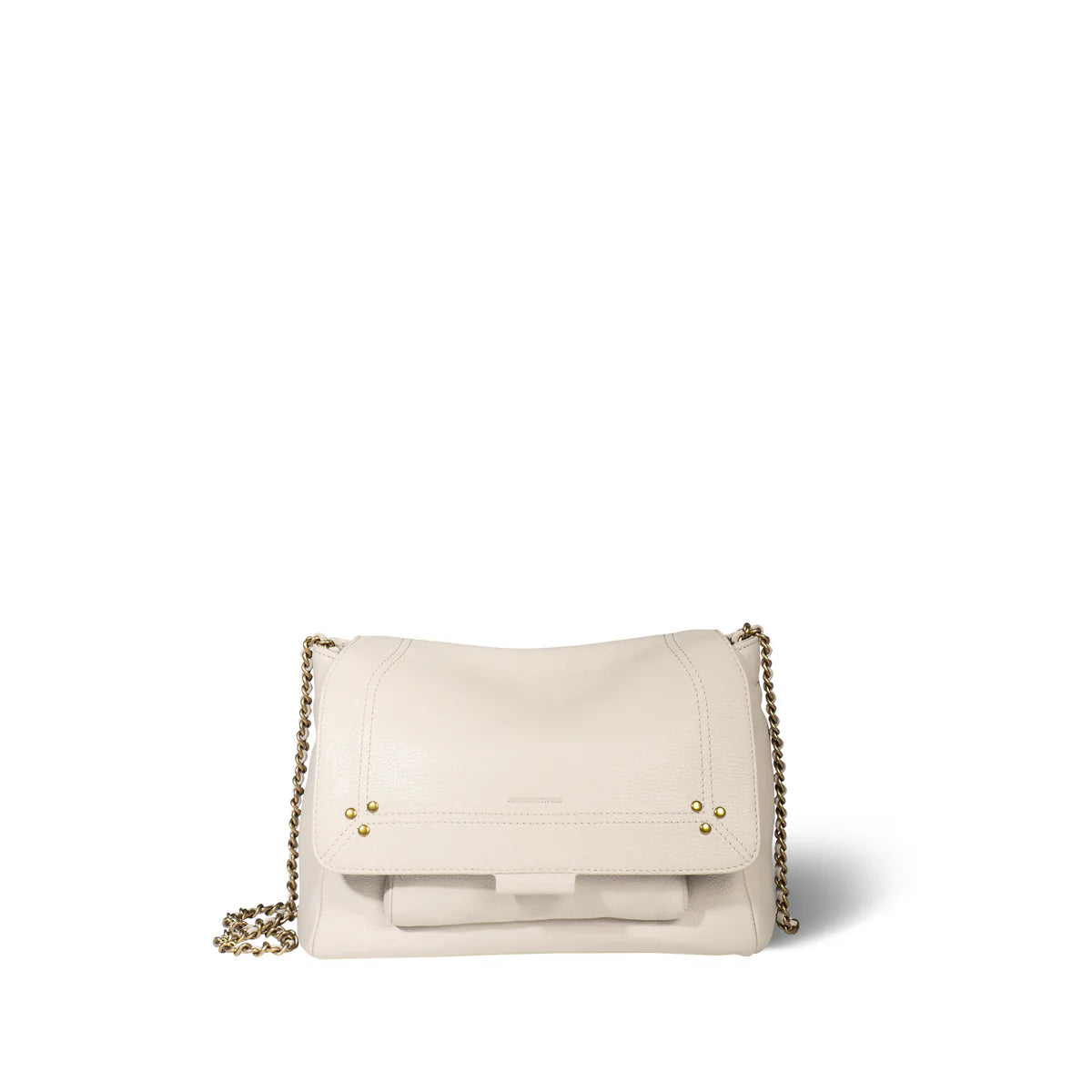 Sac à main Jérôme Dreyfuss Lulu m ecru graine