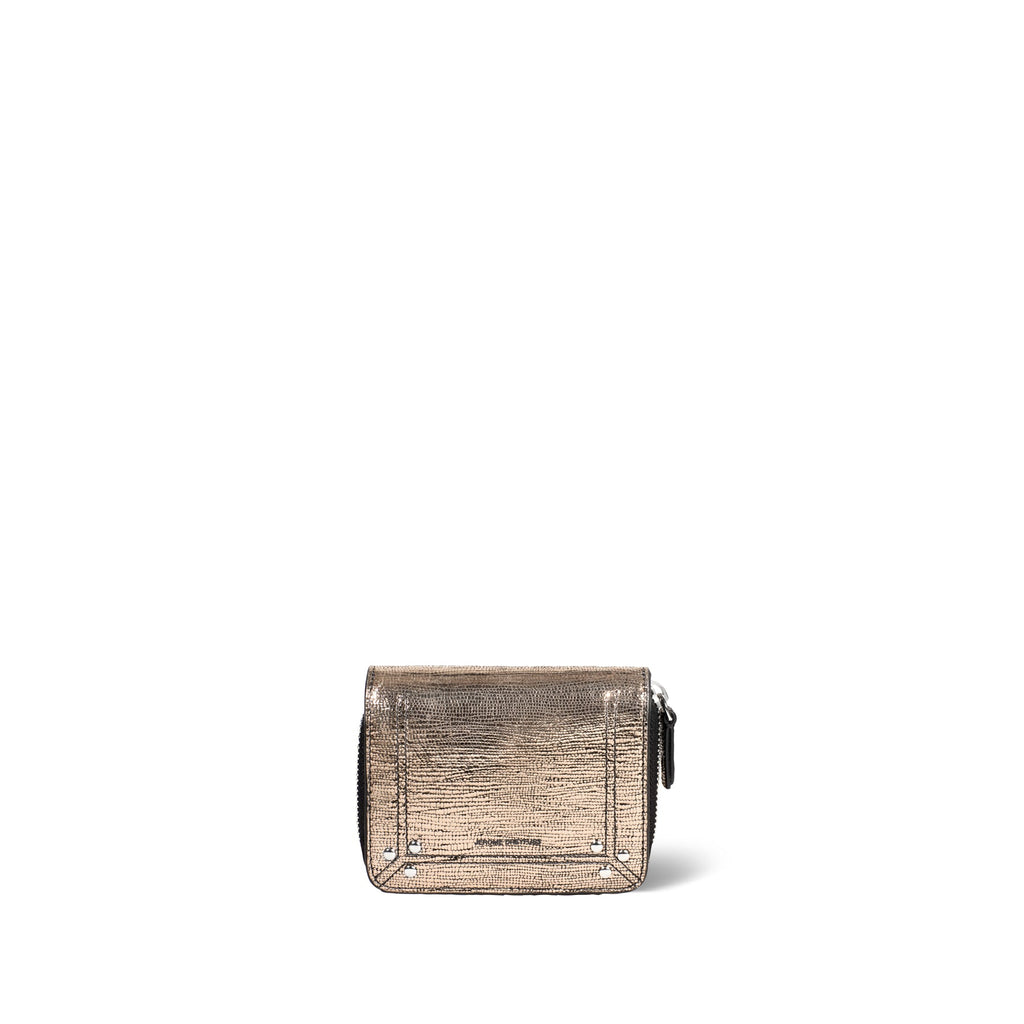 Porte-monnaie Jérôme Dreyfuss André lamé champagne