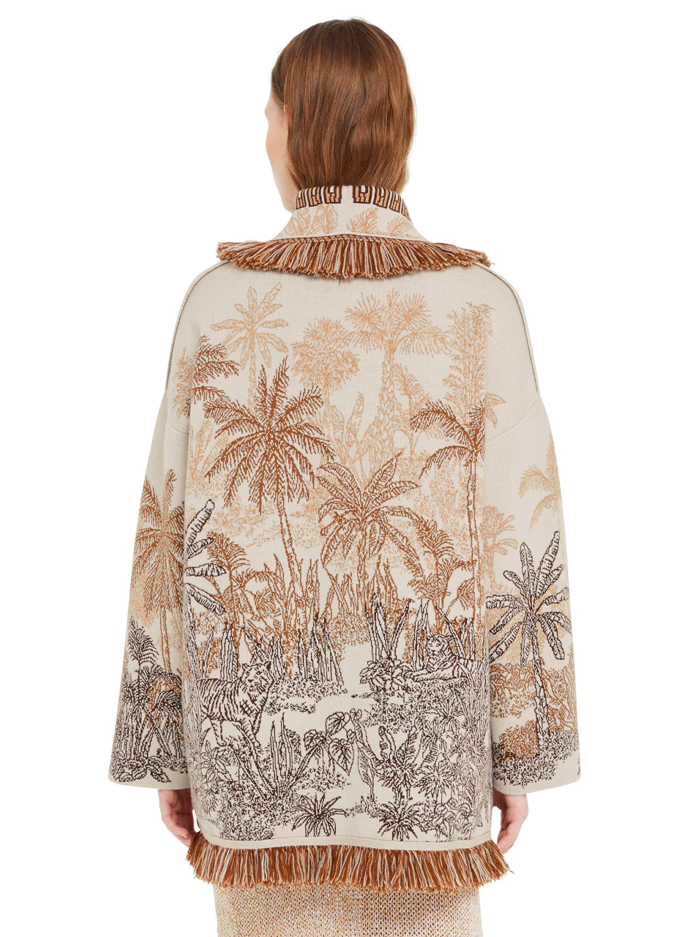 CARDIGAN JUNGLE TOILE DE JOUY CHALK - PODIUMS NANCY