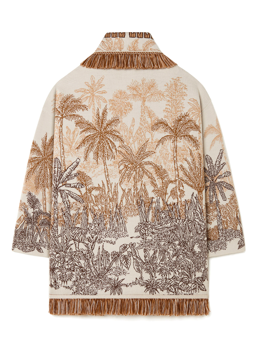 CARDIGAN JUNGLE TOILE DE JOUY CHALK - PODIUMS NANCY