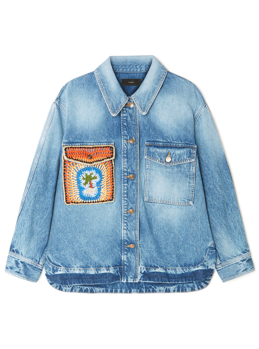 CHEMISE SUNNY CROCHET DENIM - PODIUMS NANCY
