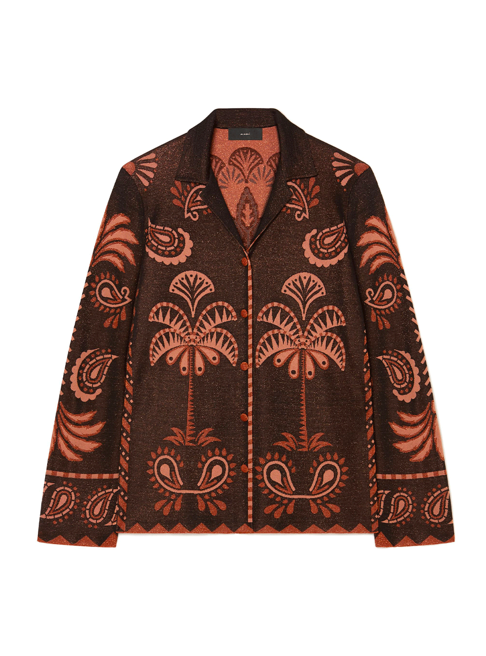 CHEMISE WILD WONDER NOIR/TERRACOTTA - PODIUMS NANCY
