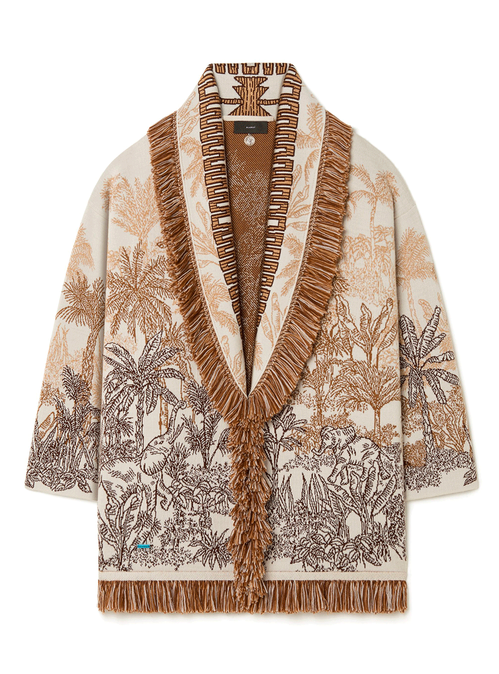 CARDIGAN JUNGLE TOILE DE JOUY CHALK - PODIUMS NANCY