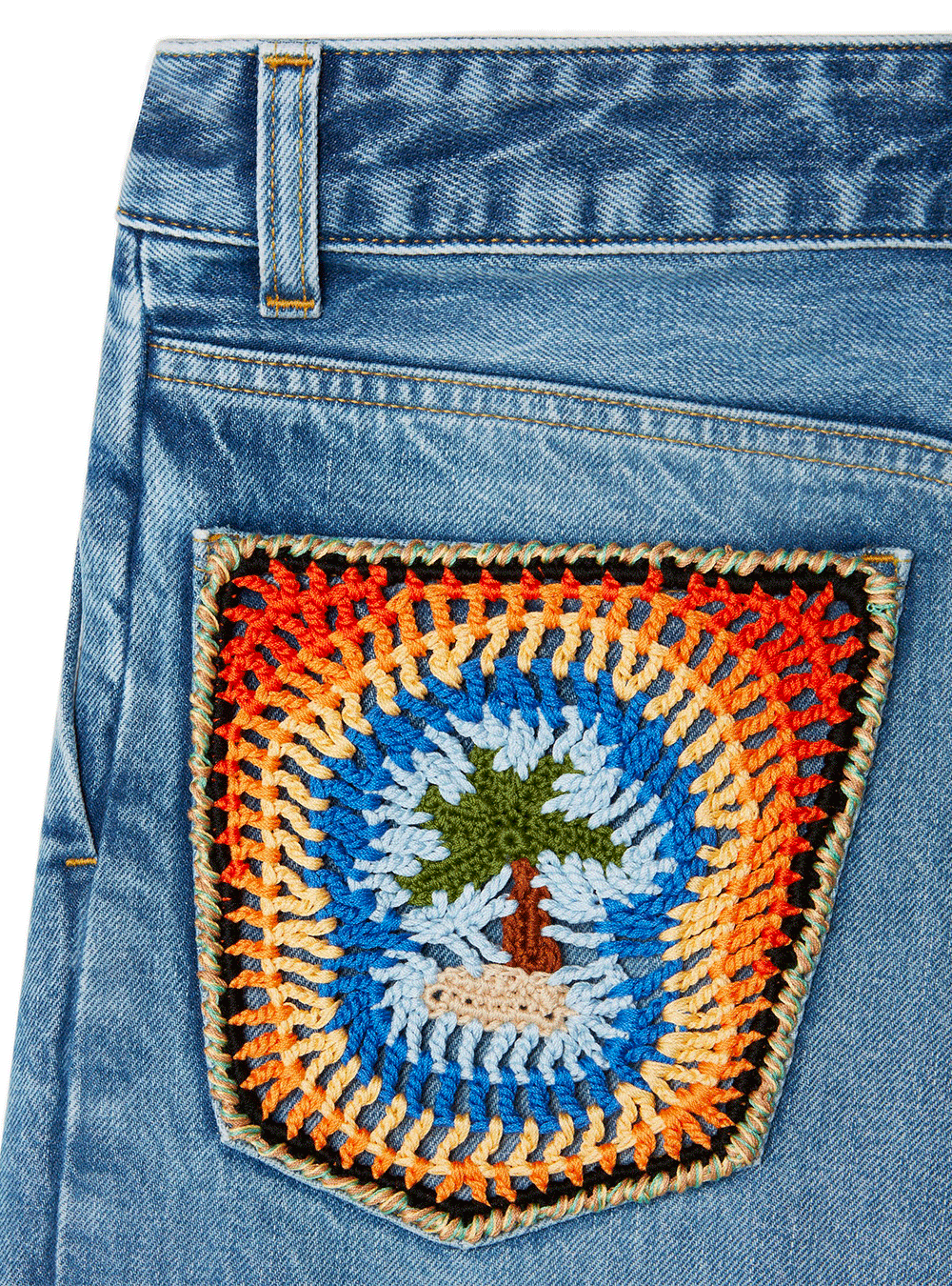 PANTALON SUNNY CROCHET DENIM - PODIUMS NANCY