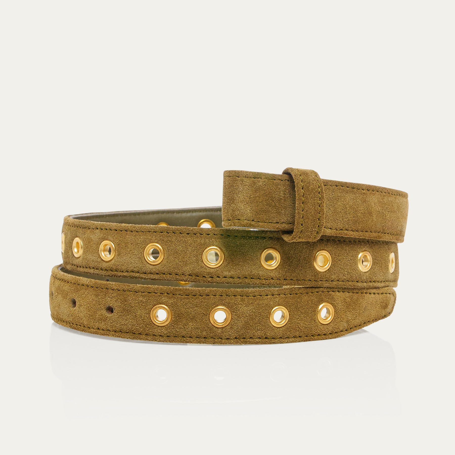 Ceinture Claris Virot Baby veau velours