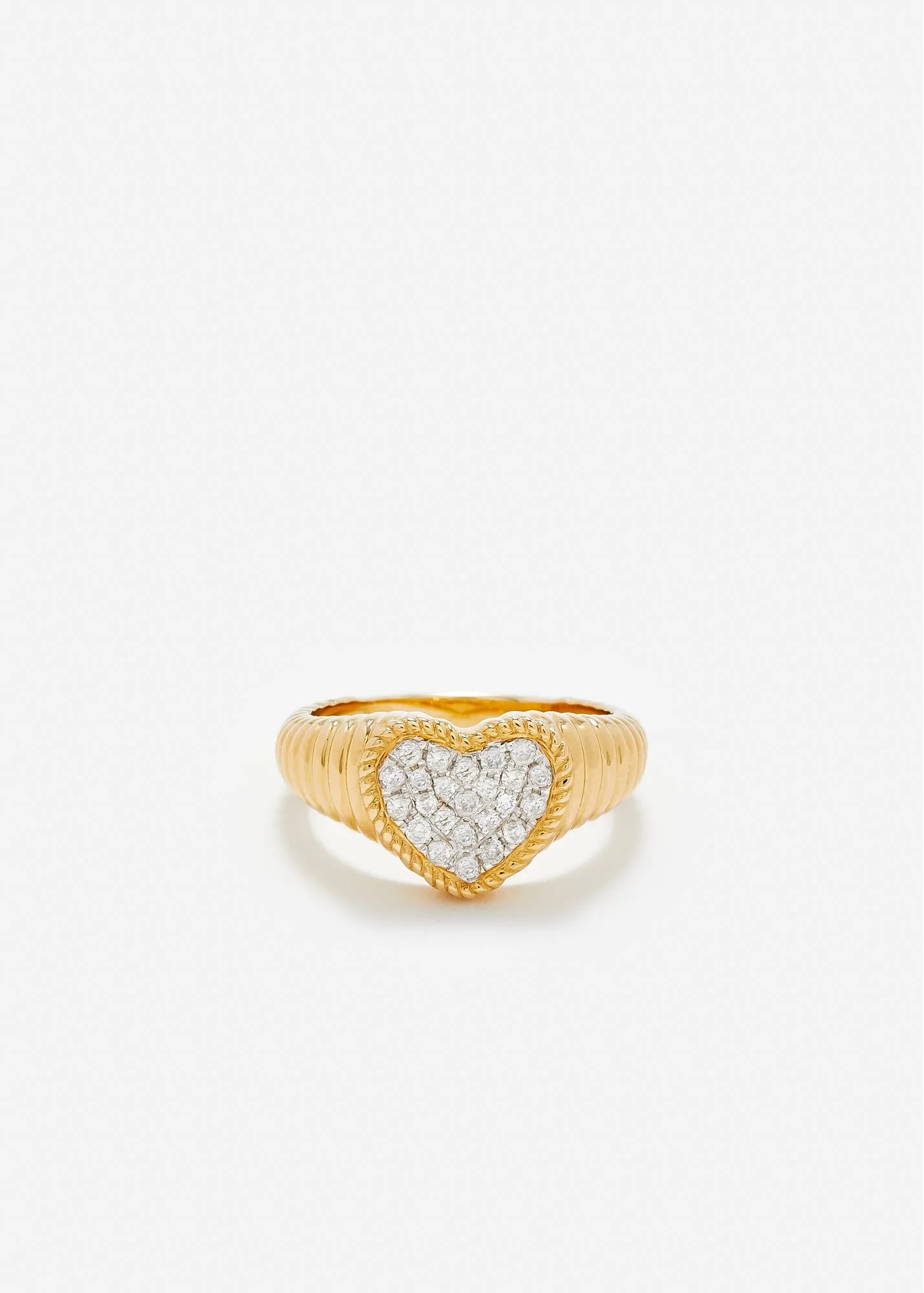 Baby Chevalière Yvonne Léon Berlingot Coeur Or Jaune | Podiums Nancy