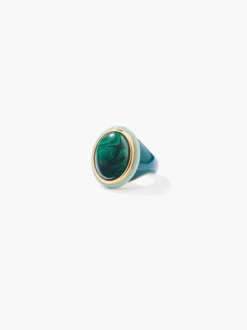 Aurélie Bidermann Tabarin Malachite Ring