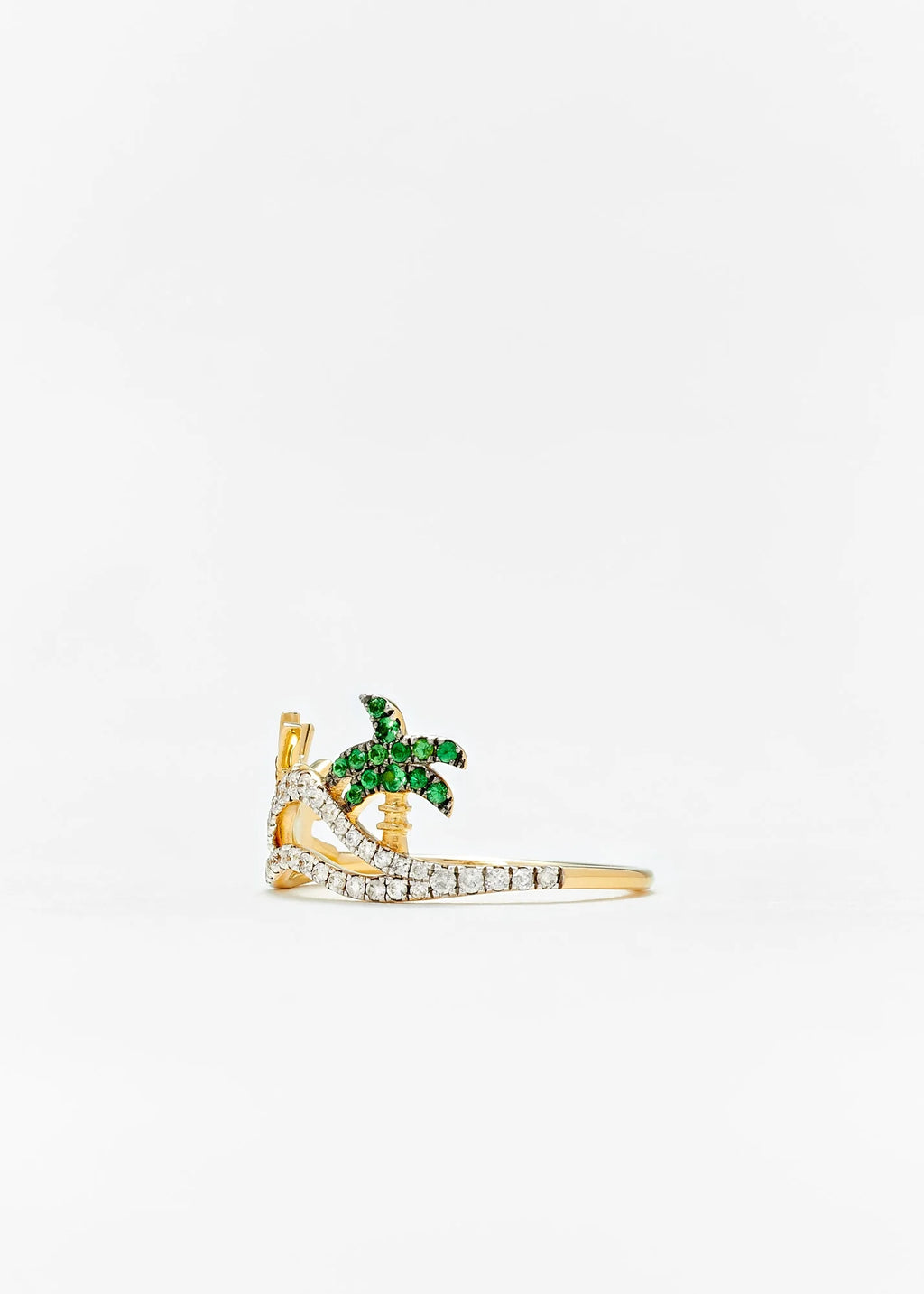 Bague Yvonne Léon La Plage Or Jaune | Podiums Nancy