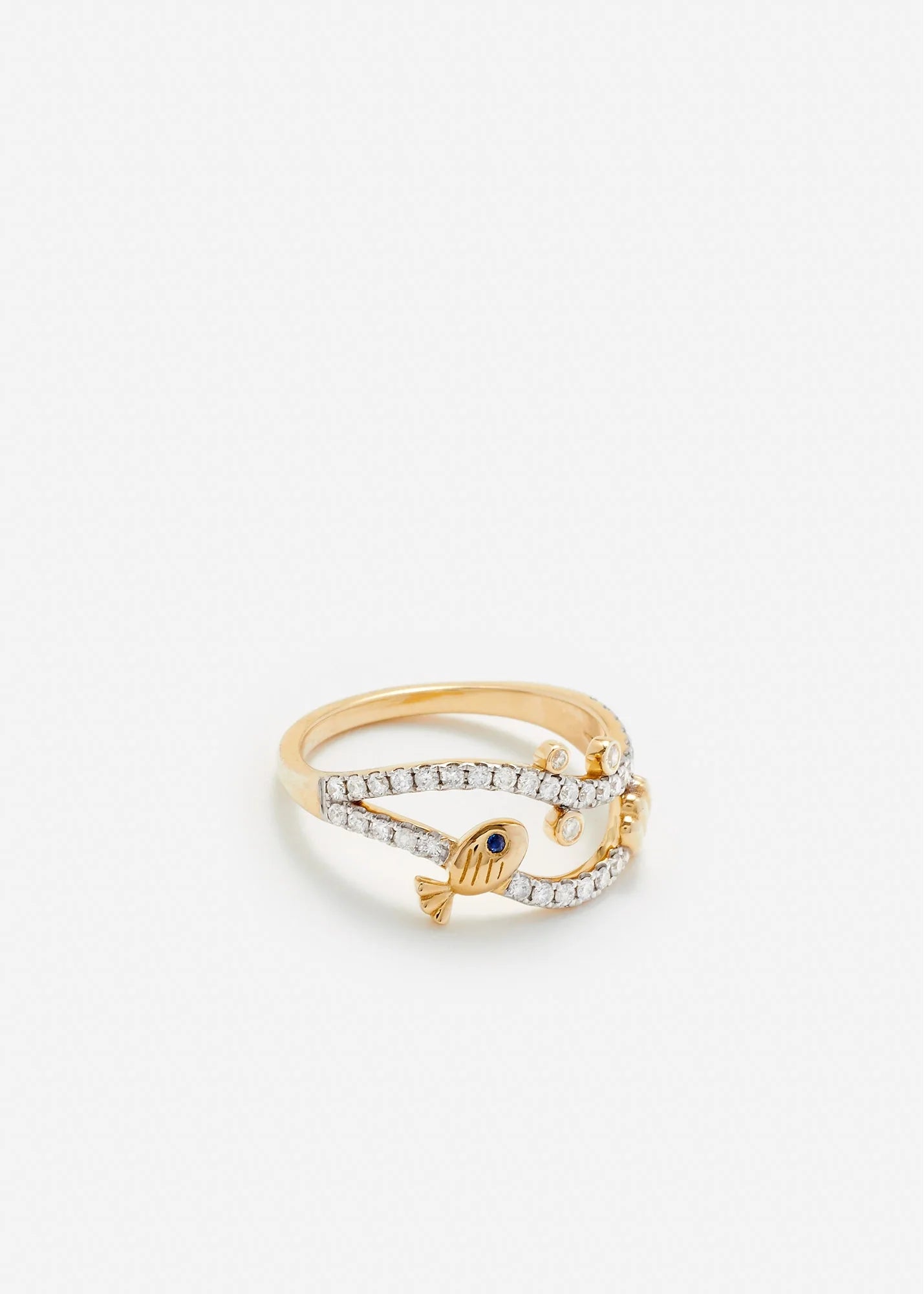 Bague Yvonne Léon Sous L'Eau Or Jaune | Podiums Nancy