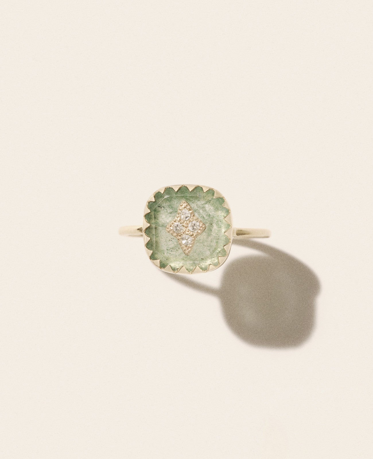 Bague Pascale Monvoisin Pierrot Aventurine Quartz | Podiums Nancy