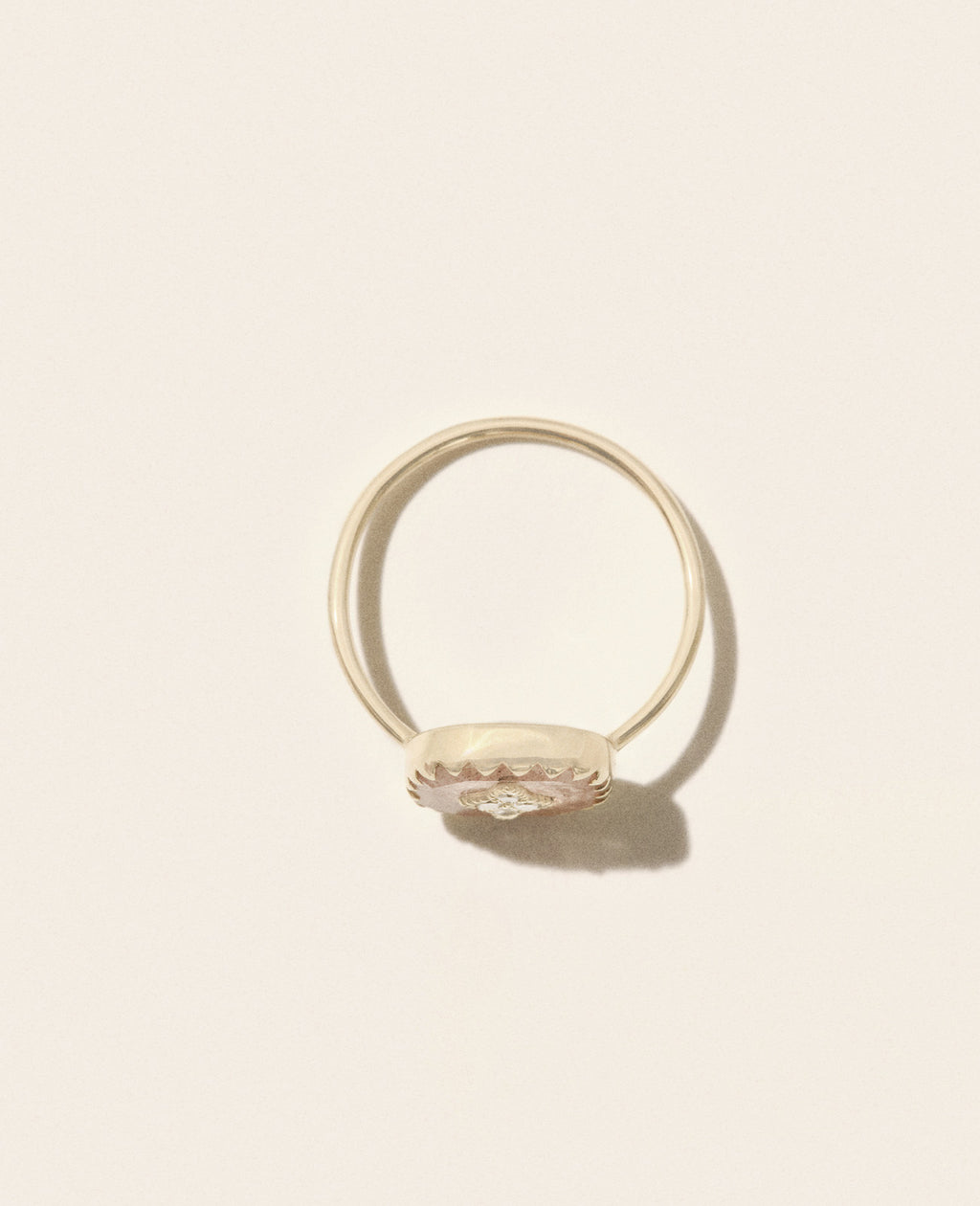 Bague pascale Monvoisin Pierrot Strawberry Quart | Podiums Nancy
