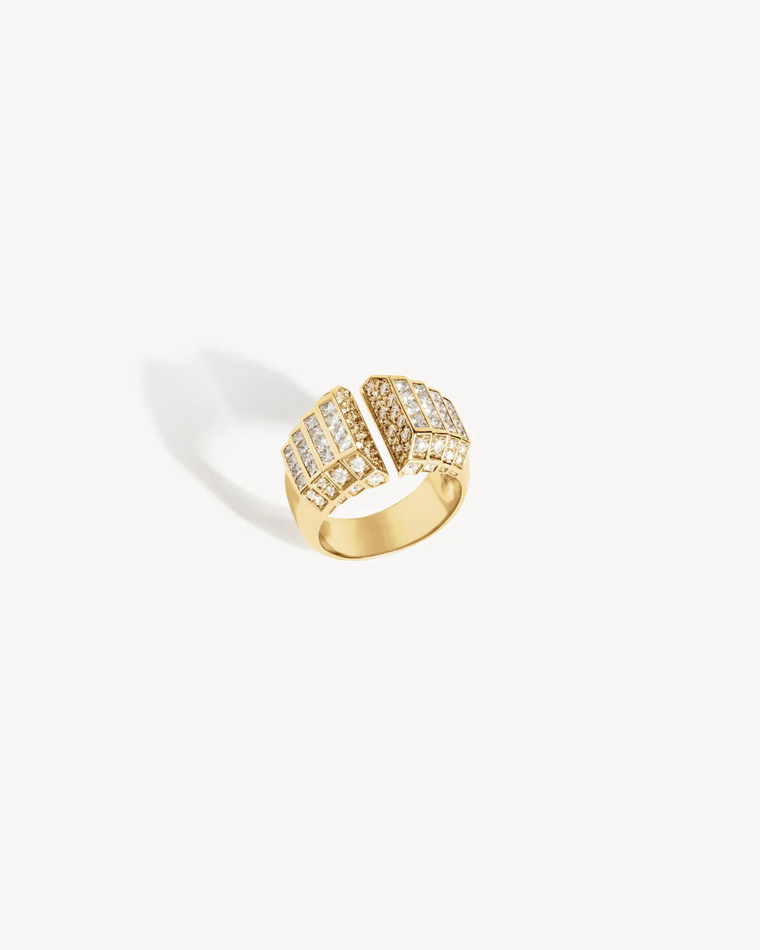 Bague Statement Meaningful Or Jaune | Podiums Nancy