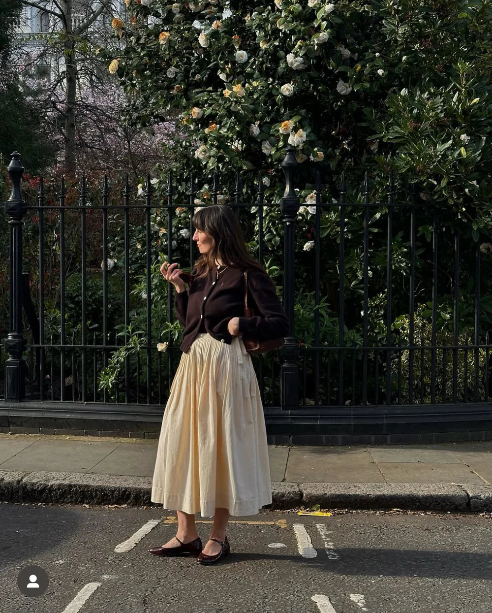 Ballerines Augusta Emilia Glossy Chocolat