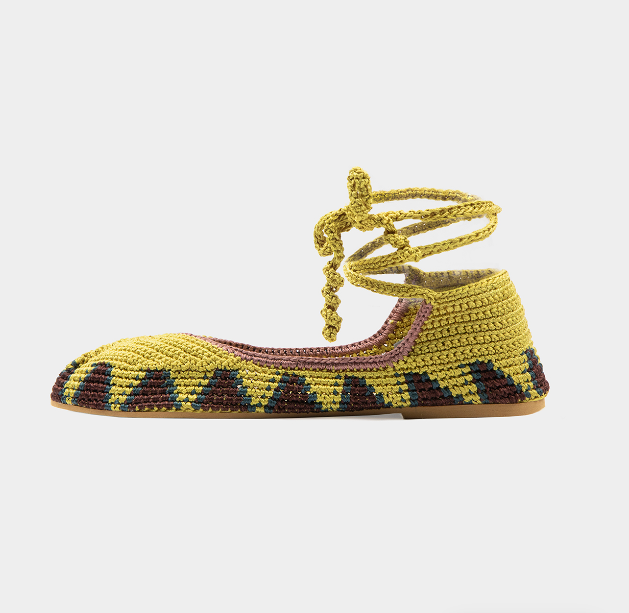 Ballerines Kashura Moutarde Jaune