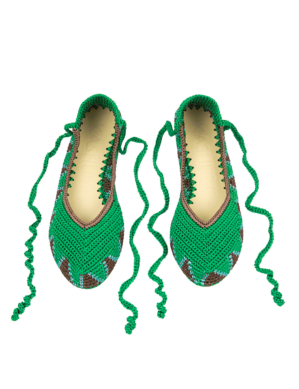  Ballerines Kashura Basilique Vert | Podiums Nancy