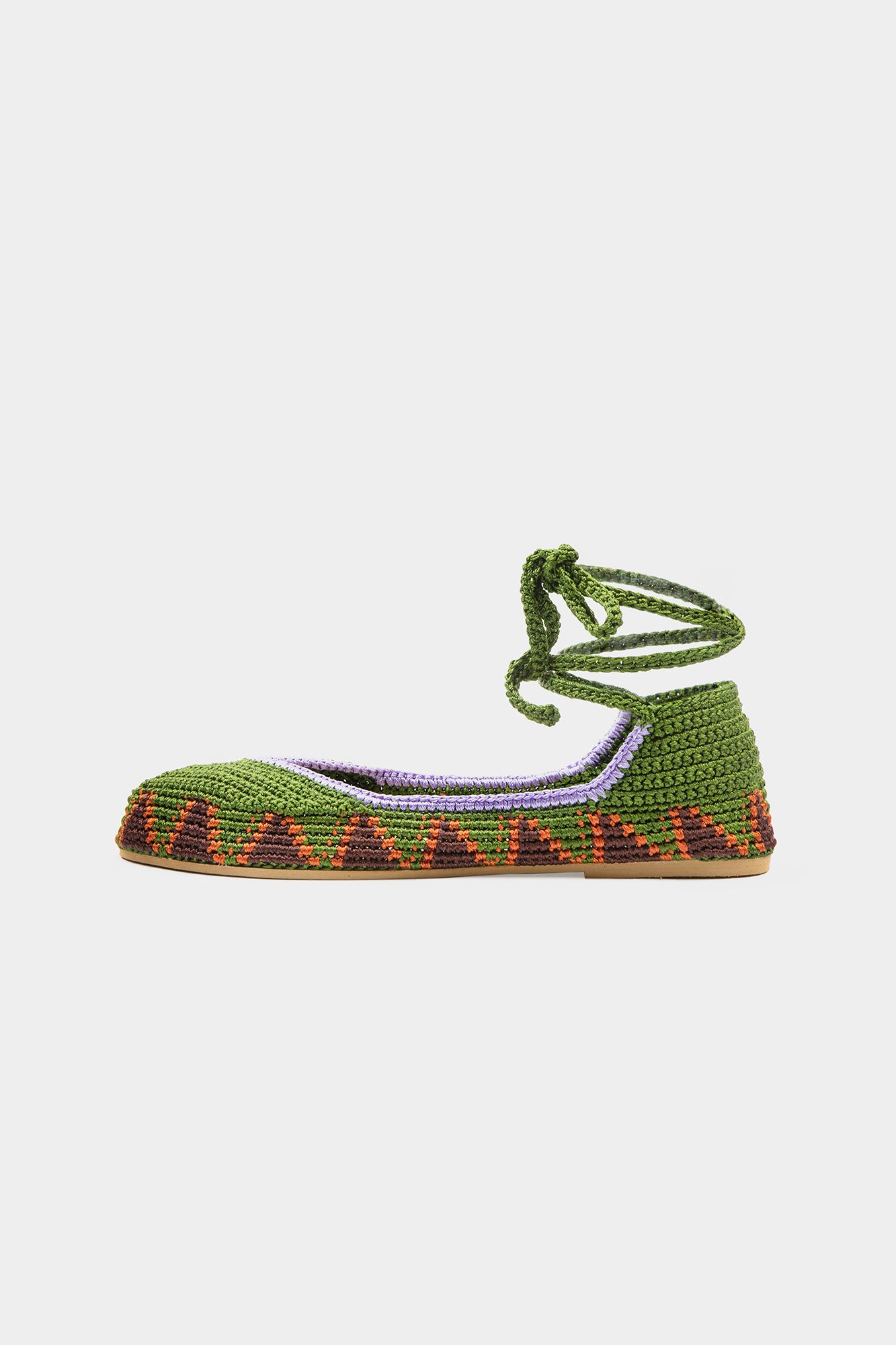Ballerines Kashura Olive Verte | Podiums Nancy