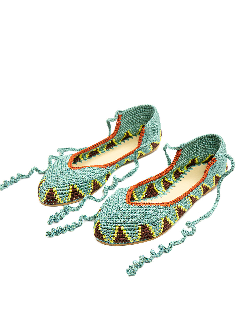 Ballerines Kashura Sauge Verte | Podiums Nancy