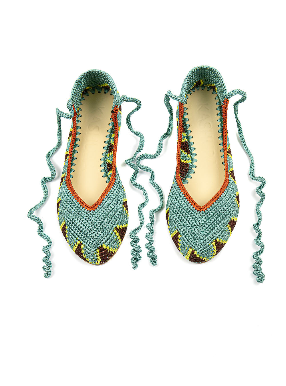 Ballerines Kashura Sauge Verte | Podiums Nancy