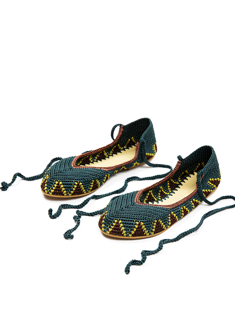 Ballerines Kashura Seaweed Blue | Podiums Nancy