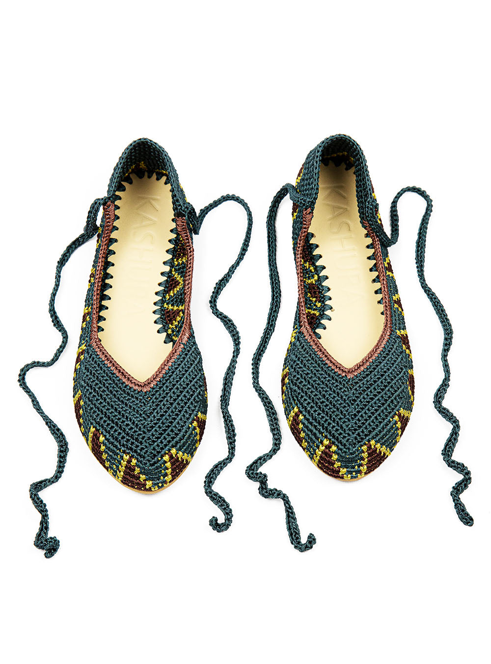 Ballerines Kashura Seaweed Blue | Podiums Nancy