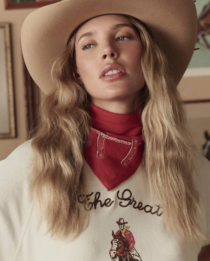 Bandana TheGreat. Stetson Western Rouge - PODIUMS NANCY