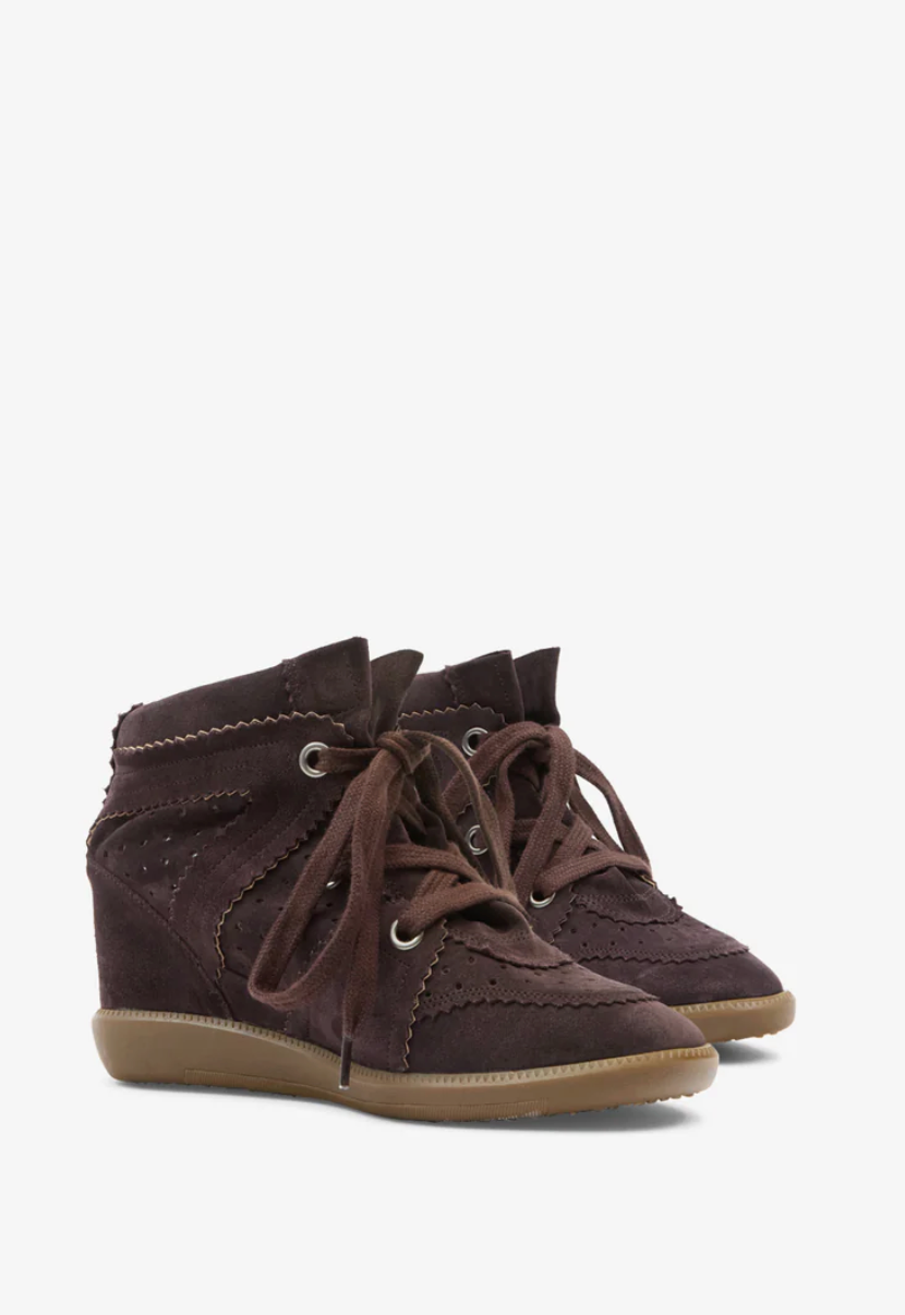 Basket Isabel Marant Bobby Chocolat