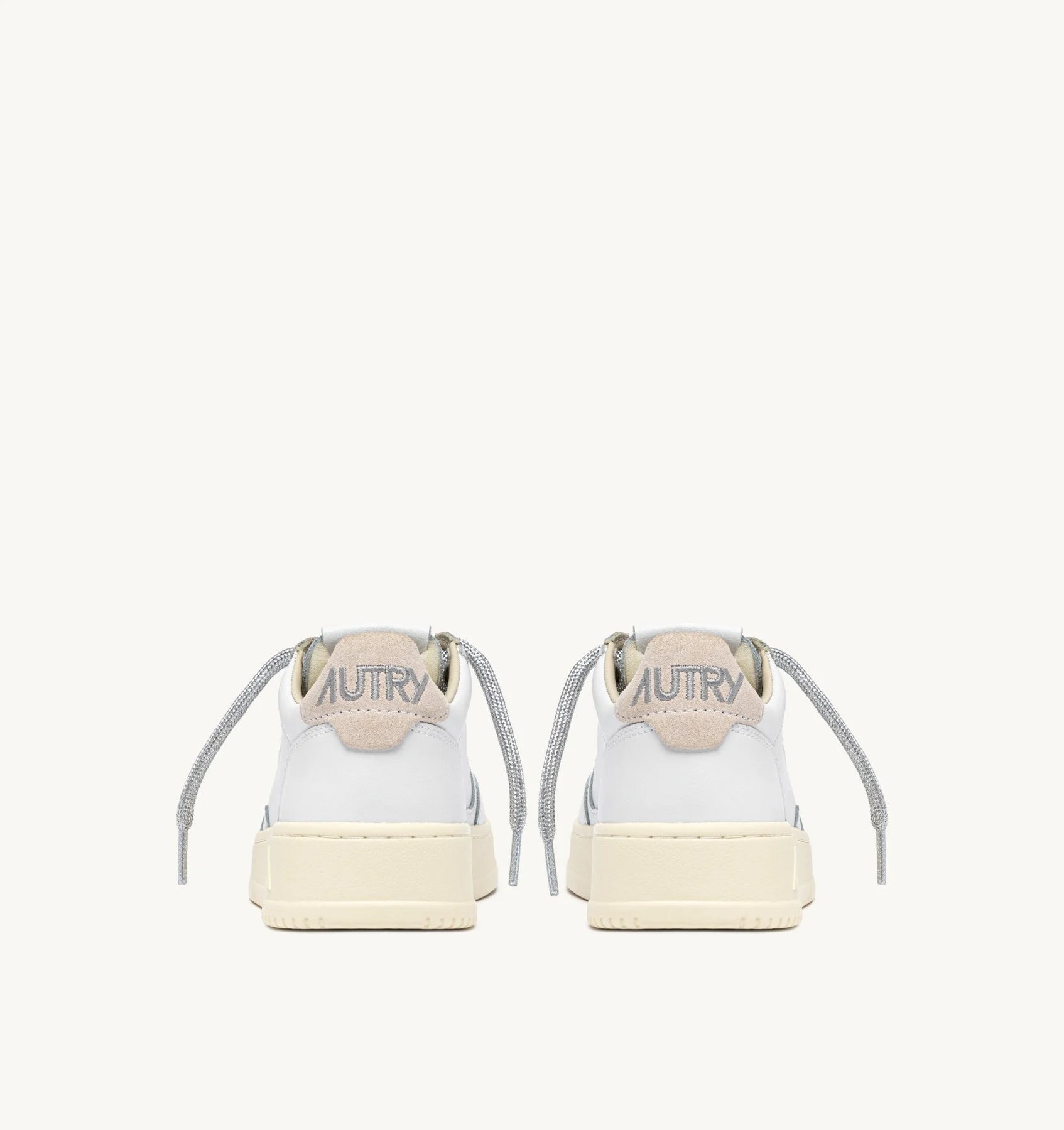 Baskets Autry Medalist Low SW02 Blanc/Argent | Podiums Nancy