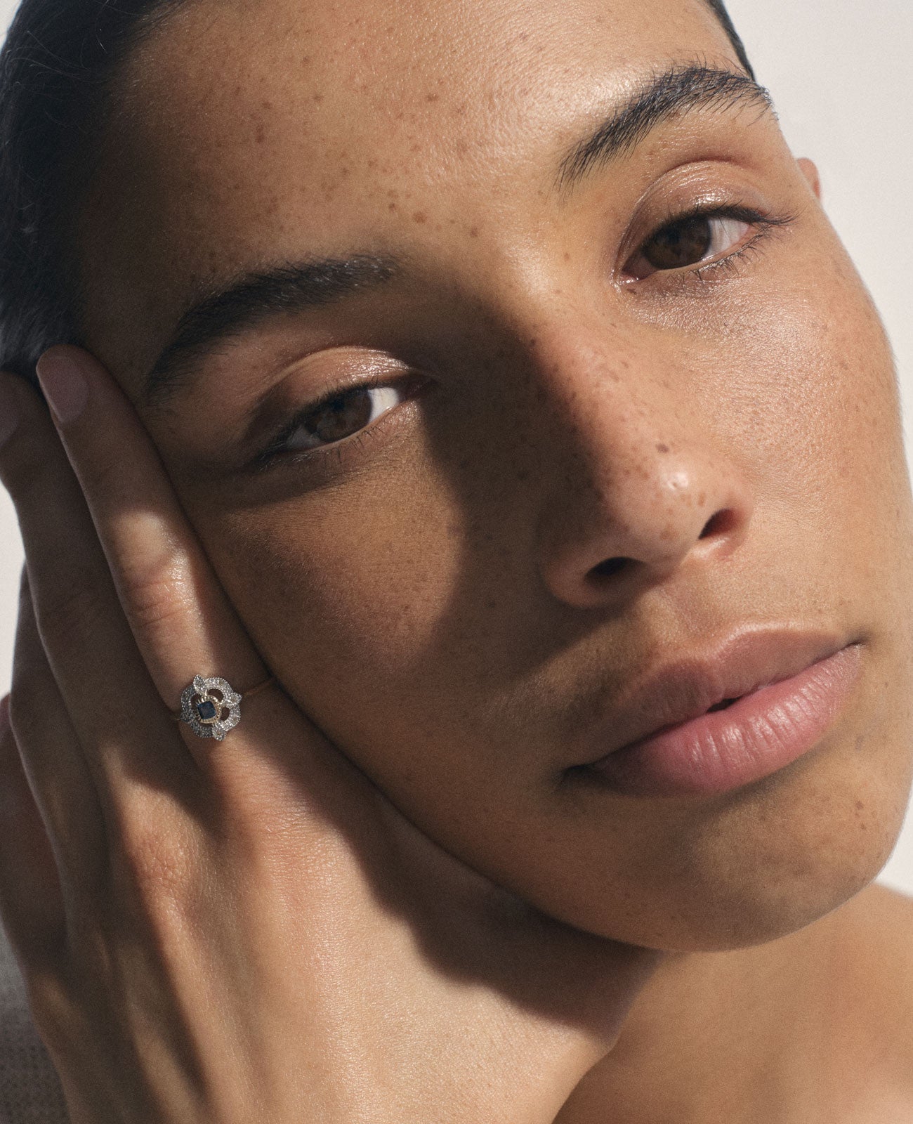 Bague Pascale Monvoisin Bettina London Blue Topaz