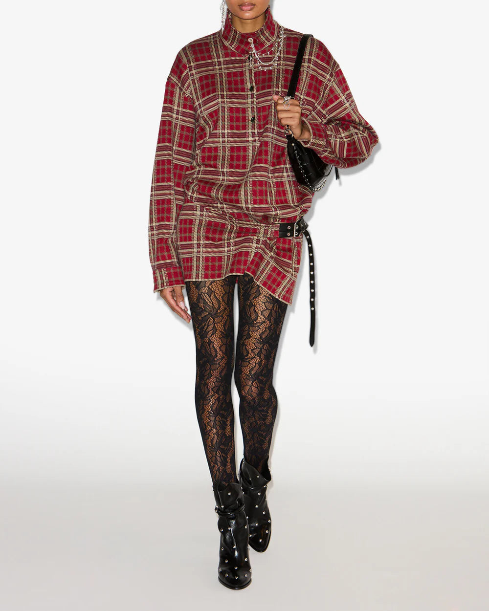 Robe Blandia red Isabel Marant Défilé