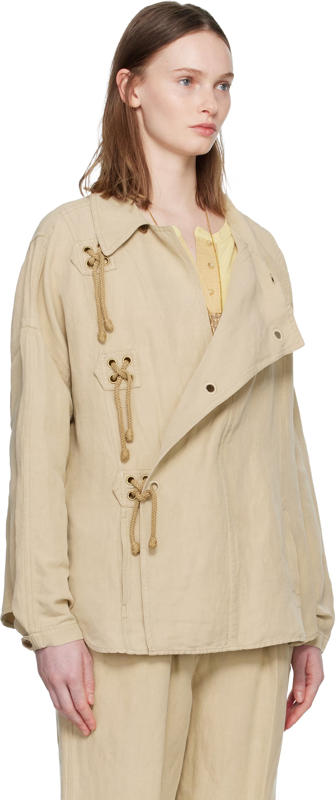 Blouson Isabel Marant Sanae Beige