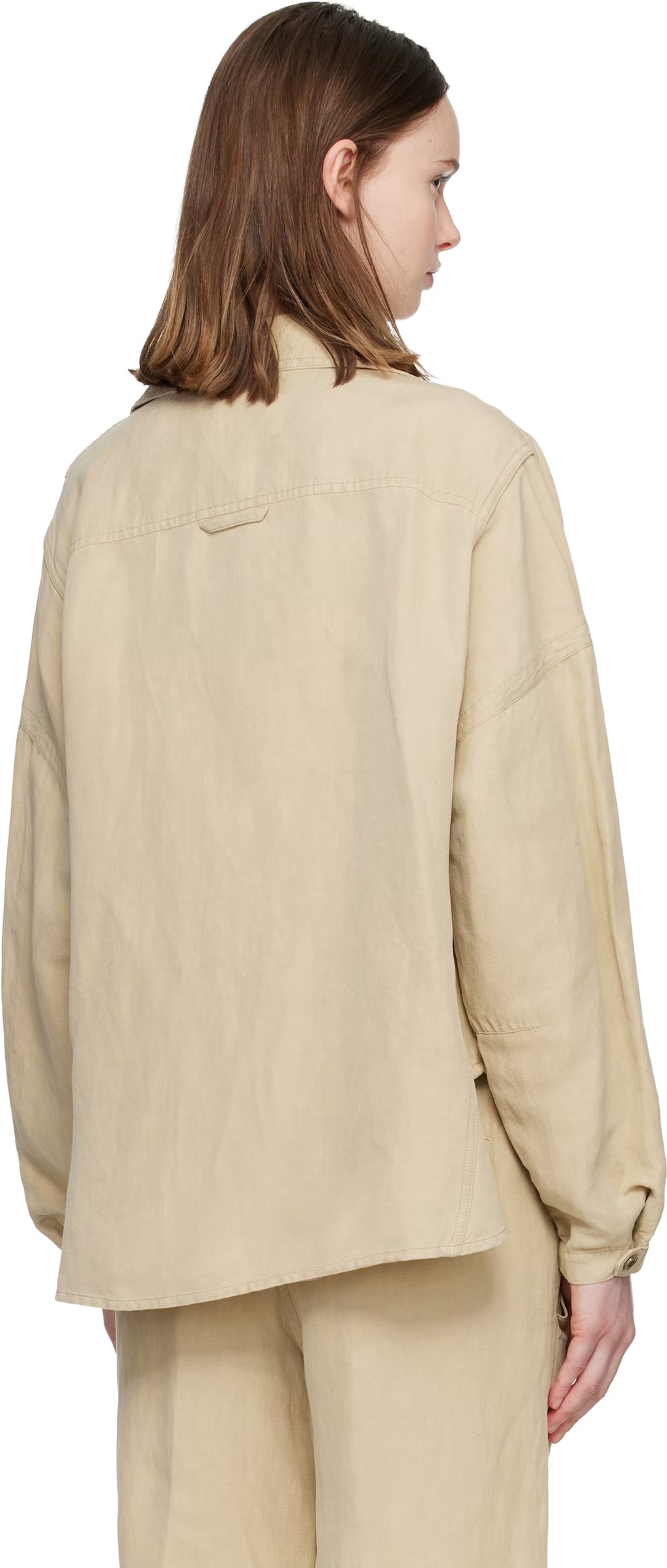 Blouson Isabel Marant Sanae Beige