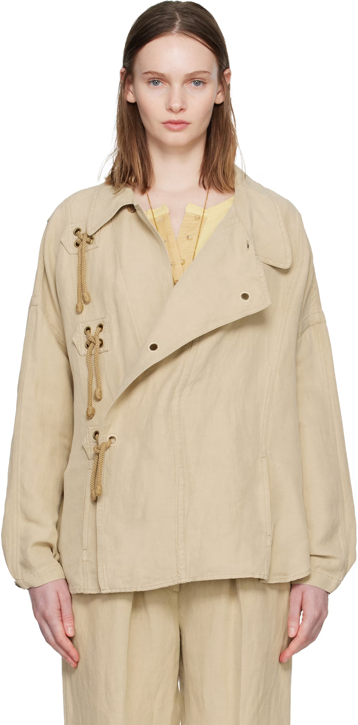 Blouson Isabel Marant Sanae Beige