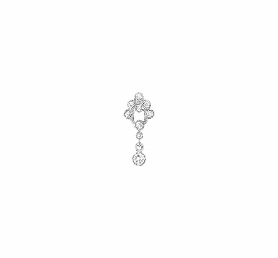 Boucle d'Oreille Stone Paris Bouton Victoria | Podiums Nancy