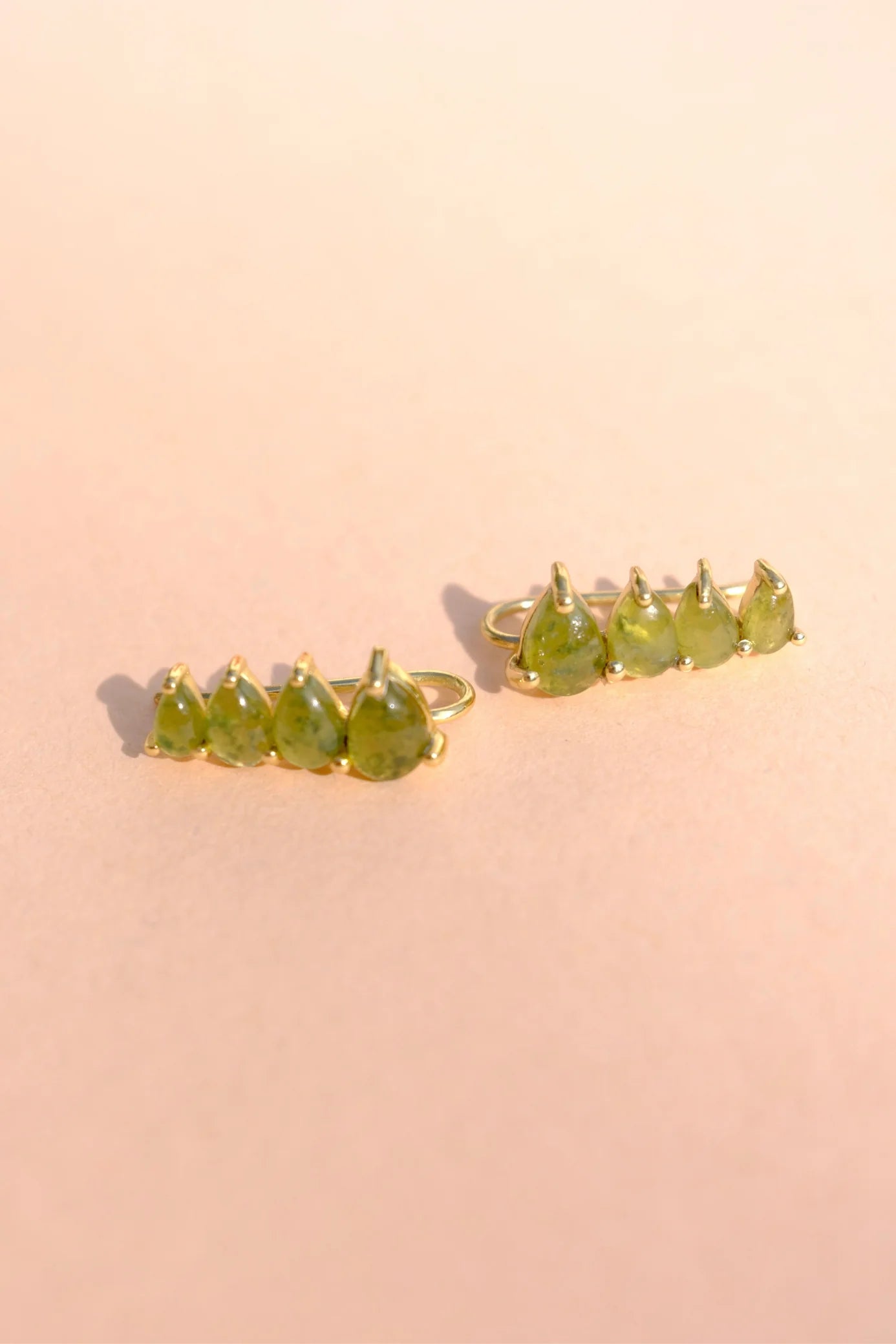 Boucles d'oreilles Ivarene Nacara Vesuvianite | Podiums Nancy