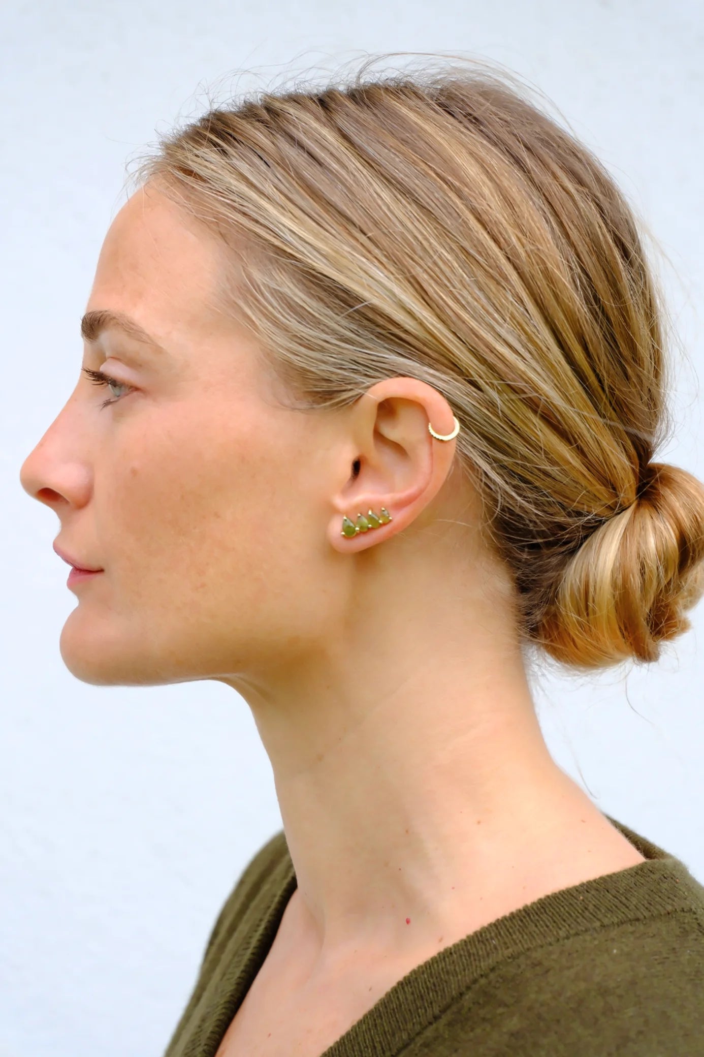 Boucles d'oreilles Ivarene Nacara Vesuvianite | Podiums Nancy