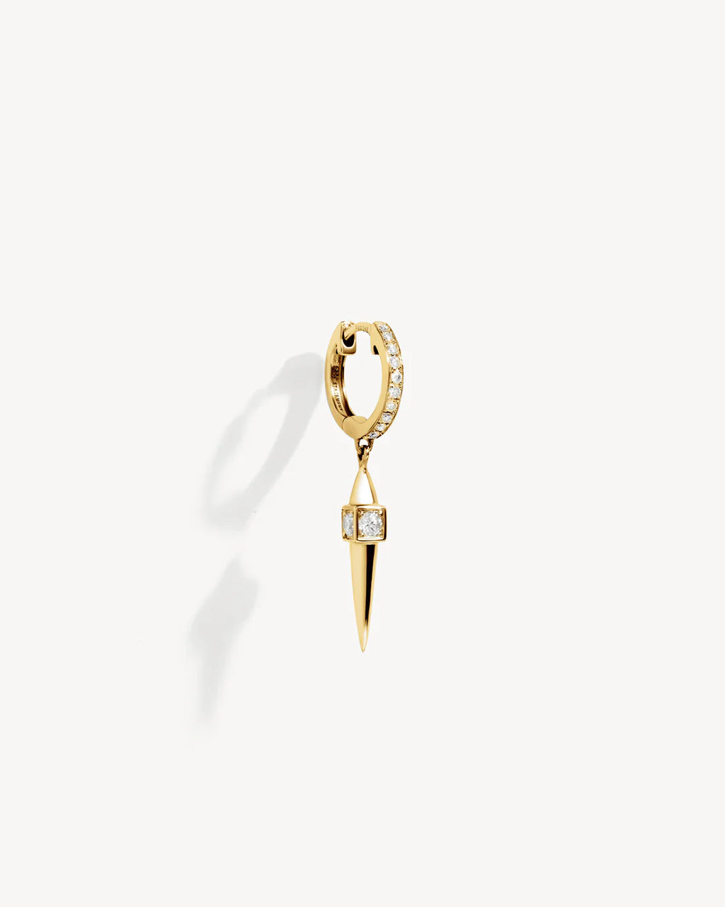 Boucle d'Oreille Statement Rockaway Pic Or Jaune | Podiums Nancy